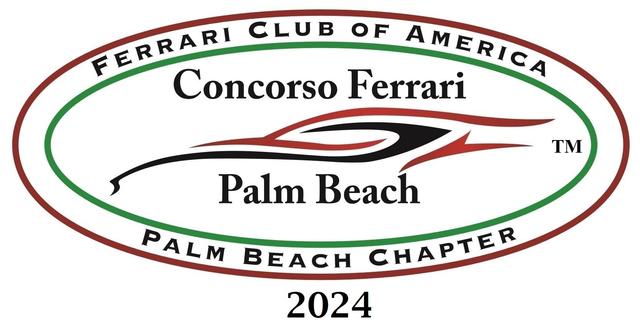 2024 Concorso Ferrari Palm Beach logo